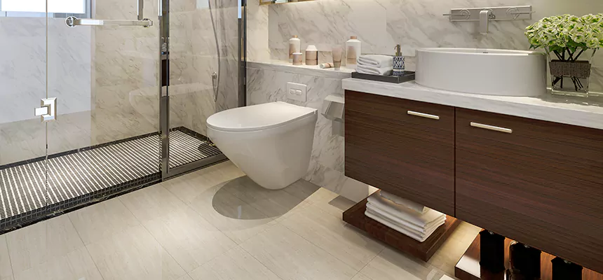 Burst Pipe Bathroom Cleanup in Harpster